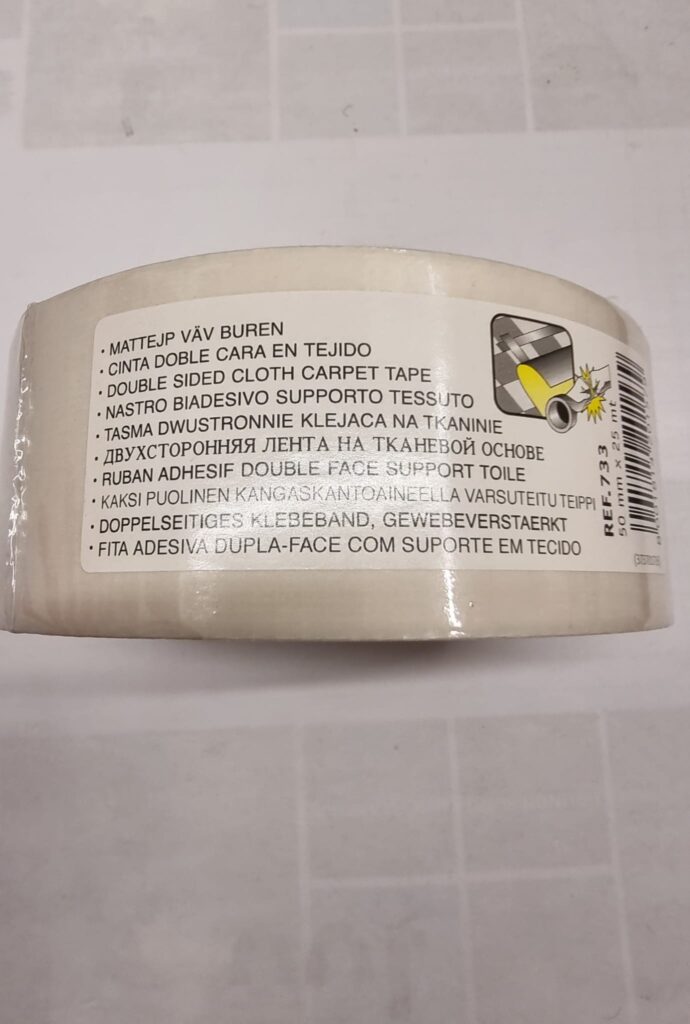 nastro biadesivo 60 mm pvc