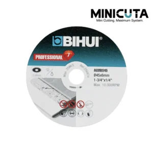 BIHUI AGMBS45 – Disco diamantato sinterizzato ø 45 mm per mini smerigliatrice