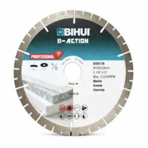 BIHUI DCBS130 – Disco diamantato B-ACTION 130 mm per materiali duri