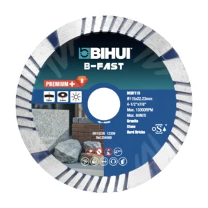 BIHUI DCDF115 – Disco diamantato B-FAST 115 mm per pietra dura