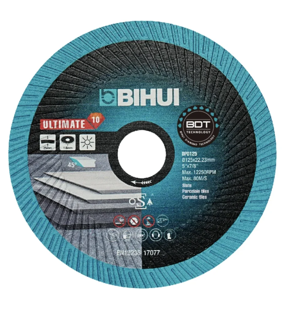 BIHUI DPD115 – Disco diamantato da taglio 115 mm per smerigliatrice